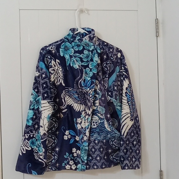 Johnny Was Biya Phoenix Velor Jacket New (Fits More Like A Small) - Picture 3 of 5